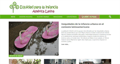 Desktop Screenshot of equidadparalainfancia.org